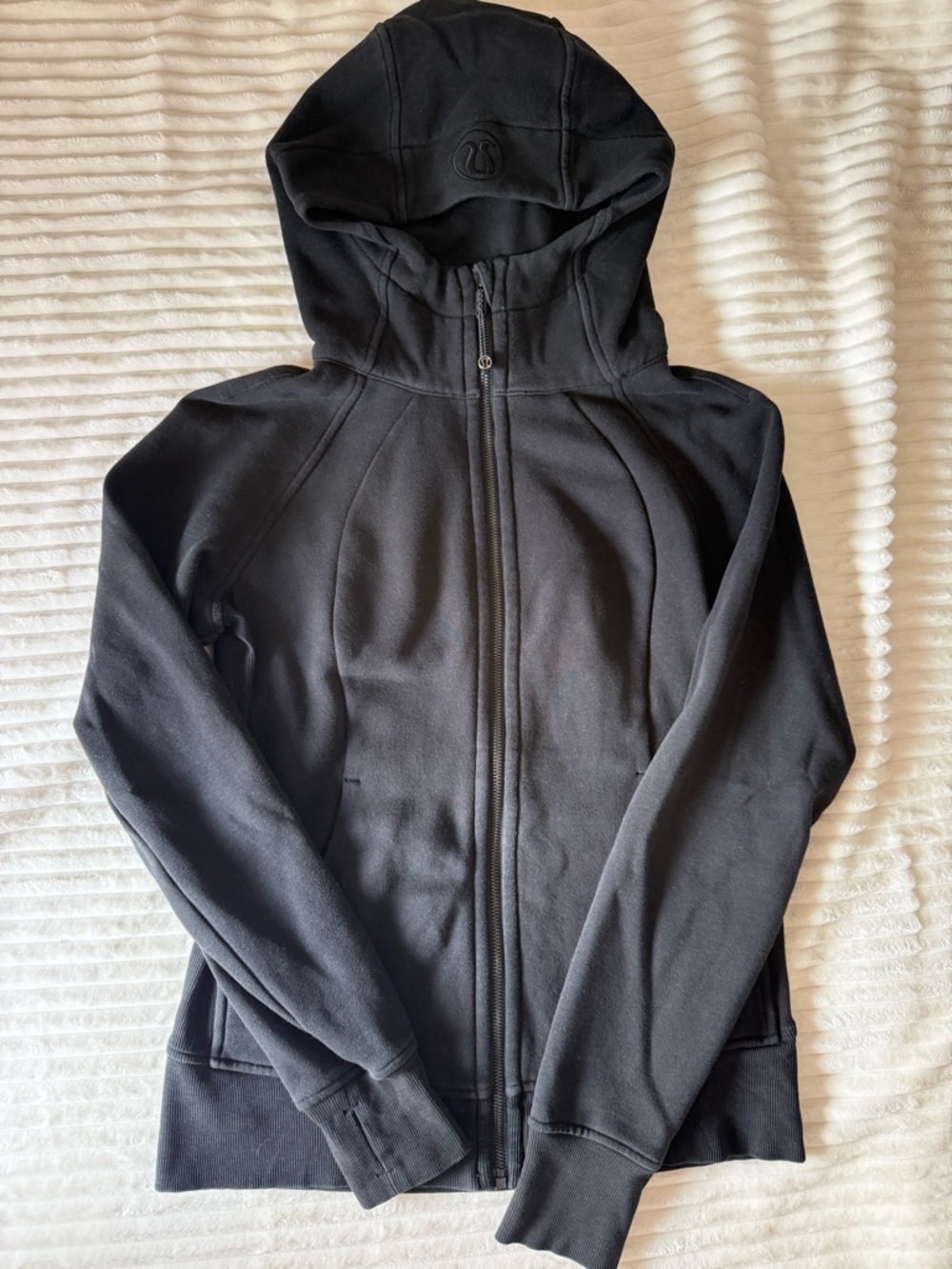 Lululemon Black Full-Zip Scuba